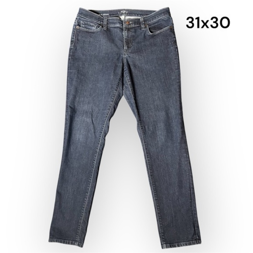 Ann Taylor LOFT Blue Modern Skinny Denim Jeans size 10/30